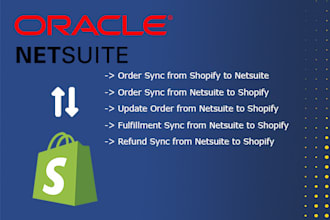 integrate your netsuite account with shopify