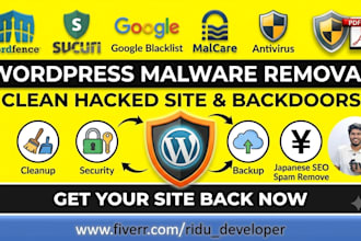 fix hacked wordpress malware removal, wordpress security, malware