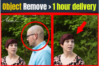 remove unwanted object, person, people  from photo background