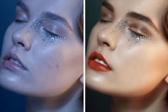 do beauty and portrait skin photo retouch