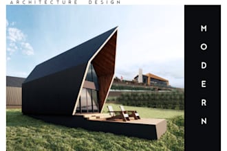 do premium architecture design with 3d realistic renderings