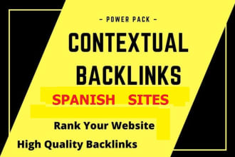 do link building with backlinks in guest post in spanish high da