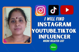 find the best instagram and tik tok influencers
