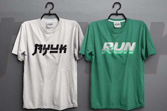 design minimal t shirt typography for you