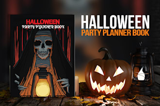 design halloween coloring book cover for toddler children kids