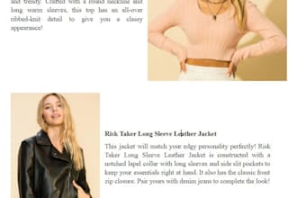 write SEO friendly and unique clothing product descriptions that sell