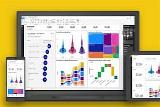 power bi or tableau dashboard analytics visualization