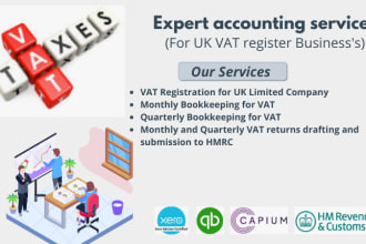 vat registration, vat calculation and vat filling for UK ltd