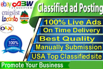 post classified ads on the top USA classified ad posting websites