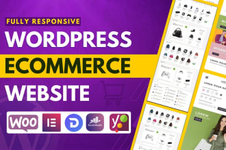 build wordpress ecommerce website, online store, woocommerce website