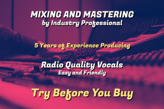 professionally mix and master your vocals in 24h