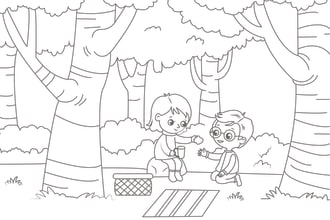 do coloring book page