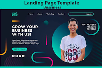 create modern wordpress website