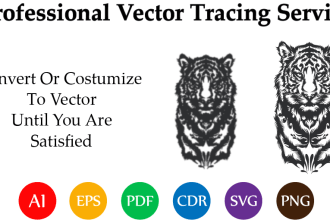 convert image to vector, logo vectorized, high resolution and vector source file