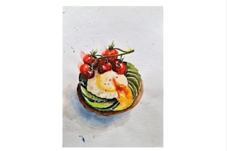 paint for you the yummiest dishes