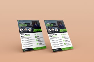 design modern marketing flyer for your company