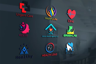 do medical, healthcare, pharmacy, lab and 3d logo in 12 h