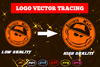 vectorize trace logo to vector