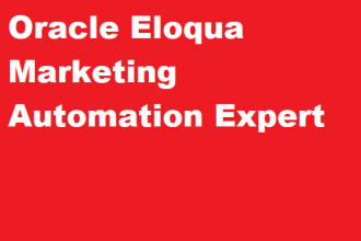 be your oracle eloqua marketing automation pro expert