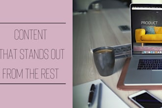write content for your website or landing page