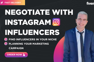 negotiate and close a deal with an instagram influencer