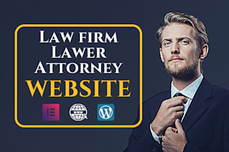 create a professional law firm, lawyer, attorney website