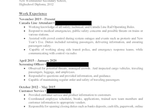 resume and cover letter edit