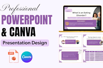 design professional powerpoint and canva presentation