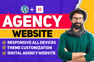 build wp digital marketing agency or smma agency website