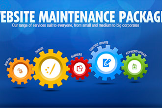 wordpress, joomla maintenance, bug fixing, updates