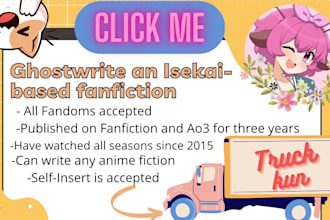 write an isekai based fanfiction romance erotica