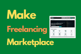 create freelance marketplace website