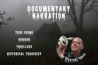record a documentary style voice over