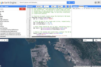create google earth engine code for remote sensing analysis