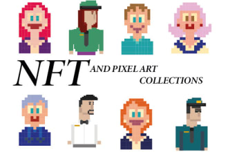 create pixel art and nft art for you