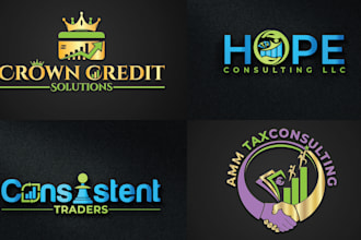do credit repair financial accounting tax and consulting logo
