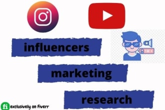 research the best influencers for influencers marketing
