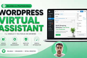 be your wordpress virtual assistant