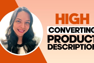 write high converting product descriptions