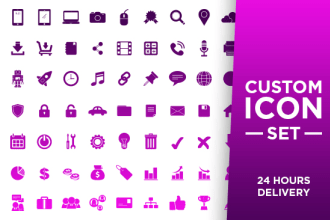design quality vector icons for your app or website