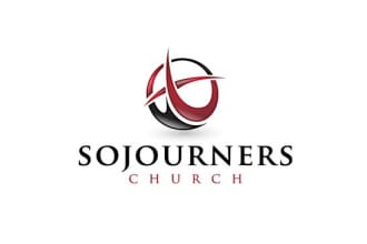 do modern church ministry christian or religious logo design