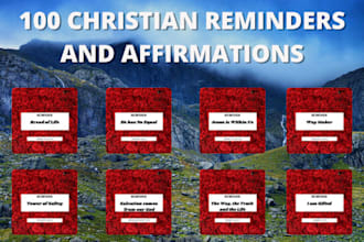 give you 100 christian reminders and affirmations from the bible for instagram