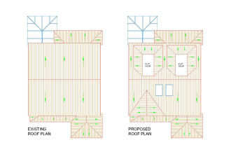 create home extensions drawings for UK planning application