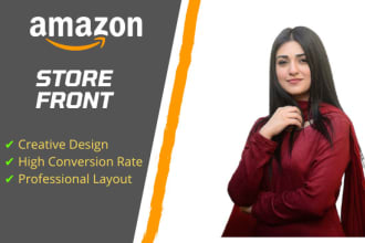 create and design amazon storefront or brand store