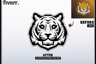 make a vector tracing for vinyl cutter machine