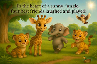 create amazing animal picture book illustrations