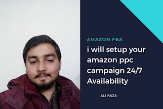 setup and manage amazon ppc campaign sponsored ads