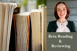 beta read and critique your manuscript