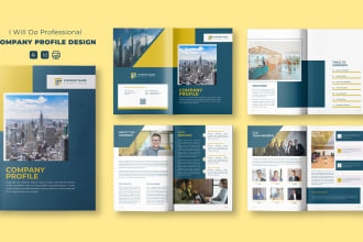 do a professional company profile, annual report, brochure design