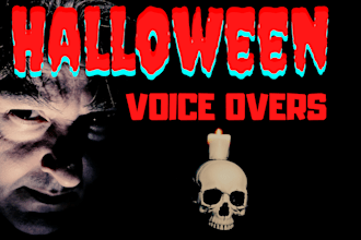 record a scary halloween voice over karloff shaggy and more